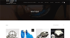 Desktop Screenshot of mon-homme-en-cage.com